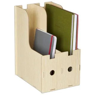 Relaxdays Relaxdays, Dokumentenablage, Stehsammler, A4,