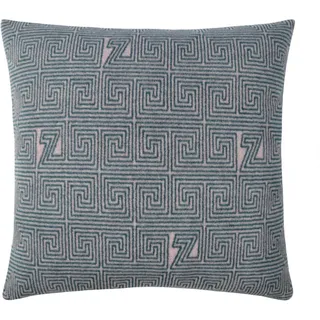 Zoeppritz Kissenhülle , Blau, Türkis , Textil , 50x50 cm , hochwertige Qualität, formstabil, langlebig , Heimtextilien, Bezüge, Kissenbezüge