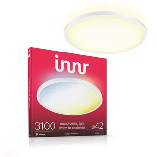 innr Smart Deckenlampe 42cm, für Hue* & Zigbee Hubs, Warmweiß bis Kühlweiß