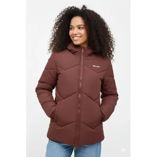 Bench. Steppjacke "KRIYA" mit Kapuze leichte Winterjacke mit hoher Wärmeleistung und Zick Zack Steppung, rust