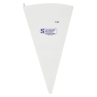 SCHNEIDER Spritzbeutel, Standard, weiß, Lebensmittelechte Spritztülle, Gr. 7, 600 mm lang