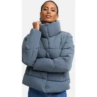Winterjacke MARIKOO "Marikoo Jalliaa Damen Winterjacke N022", Damen, Gr. 3XL, blau (stormy blau), Obermaterial: 100% Polyester PES., Jacken Winterjacke