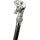 The Lucius Malfoys Gehstock 116 cm Silber