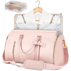 Kleidersäcke für Reisen für Damen, Rosa und Violett, Pink, Carry-on 20-Inch, Niedlich