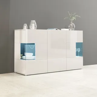 OTTO home Sideboard 135 x 80 x 40 cm Weiß
