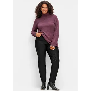 Sheego Stretch-Hose, schwarz