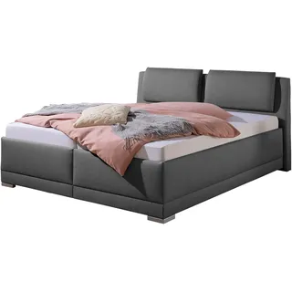 Maintal Polsterbett »Oderzo« inkl. Bettkasten, Kopfteilverstellung, Matratzen in H2 oder H3 wählbar, grau