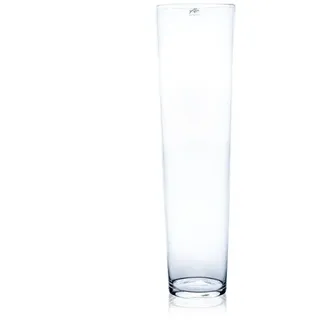 Bodenvase CONICAL 70cm - Glas, konisch, Ø19cm, Sandra Rich