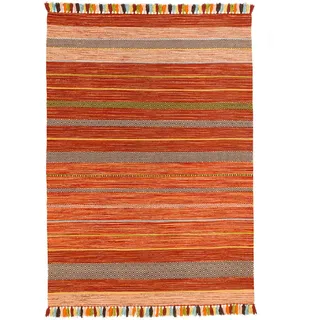 Pergamon Kelim Kalleen Wollteppich 200 x 300 cm Rot