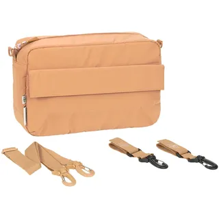 Lässig Baby Kinderwagenorganizer Umhängetasche Kinderwagentasche inkl. Kinderwagenbefestigung/Casual Buggy Organizer Bag camel