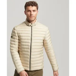 Superdry für Herren. M5011785A Leichte beigefarbene Steppjacke (XL), Lässig, Nylon, Nachhaltig