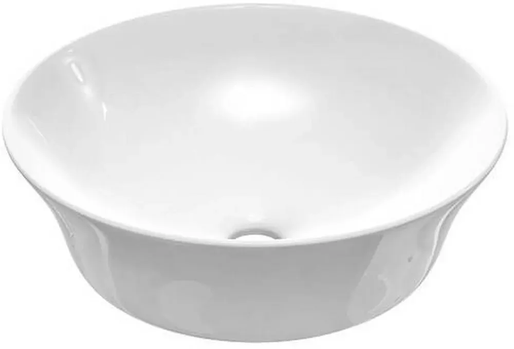 Bild von Aufsatzwaschbecken »TASSONI »Bowl«, hochwertiger, glatter Glanzoberfläche, weiß