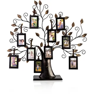 Klikel Family Tree Rahmen Display mit 10 Bilderrahmen zum Aufhängen