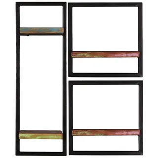 SIT Möbel Riverboat Wandregal 1 Fachboden Holz 1 x 1 x 1 cm Schwarz