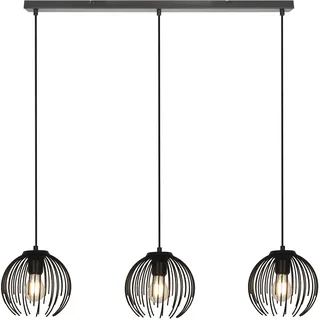 OTTO home Tonnia 1-flg. E27 3 cm schwarz matt