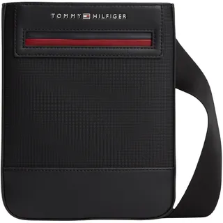Tommy Hilfiger Herren Th Foundation Mini Am0am14157 Crossover, Black (Black)