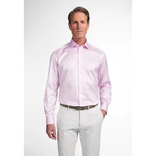 Langarmhemd ETERNA "COMFORT FIT", Herren, Gr. 42, Extra verlängerter Arm, rosa, Twill, 100% Baumwolle, normal, Manschette, Hemden Langarmhemd, NON IRON (bügelfrei)