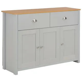 vidaXL Sideboard Grau 112x35x81 cm