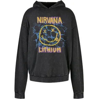 Mister Tee Lithium Oversize Kapuzenpullover - Acid Black - L