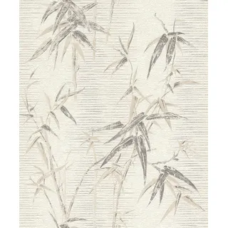 Rasch Textil Vliestapete Tapetenwechsel II 10,05 m x 0,53 m grau 507539