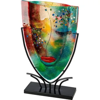 Casablanca by Gilde »Gesichtsvase oval Violet lila H. 49 cm«, lila,