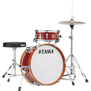 TAMA Club Jam Schlagezug Set - mini, 2 teilig in Candy Apple Mist mit Chrom Hardware (LJK28S-CPM)