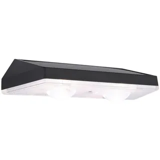 Globo Solarleuchte , Klar , Kunststoff , 2-teilig , rechteckig , 4.8x3.7x14 cm , Ce , Farben fixierbar, mit Schalter, Farbtemperaturwechsler , Lampen & Leuchten, Außenbeleuchtung, Solarleuchten