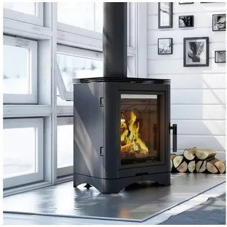 Kratki KOZA K5 S/N Ø 150 7 kW Stahl Schwarz mit Standfuß