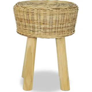 vidaXL Barhocker Natur Rattan - Braun