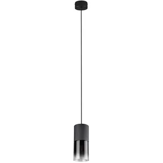 Trio Robin 1-flg. 10 cm zylinderförmig schwarz matt