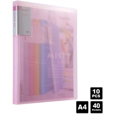 Comix A4 Präsentationsanzeigebuch 40 Pockets 10-A416 (rot)