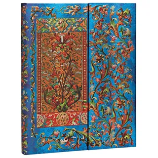 Paperblanks - Florentiner Kaskade Delphinium - Notizbuch Ultra Unliniert, Ultra (230 x 180)