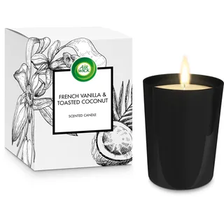 Air Wick Duftkerze, Französische Vanille und geröstete Kokosnuss, Garden Scents Premium Range