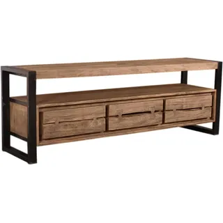 Lowboard 'Westend', 160 cm Massivholz, Metall Akazie