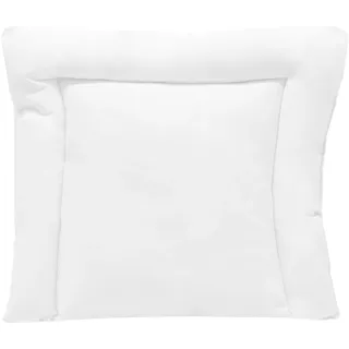 ZOLLNER flaches Kopfkissen für Kleinkinder - für Allergiker geeignet – Mischgewebe - waschbar bis 95°C – 35x40 cm - Hotelqualität