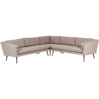Beliani Loretello Loungesofa beige/grau
