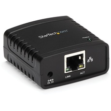 Bild StarTech.com USB 2.0 Print Server Druckserver Ethernet-LAN