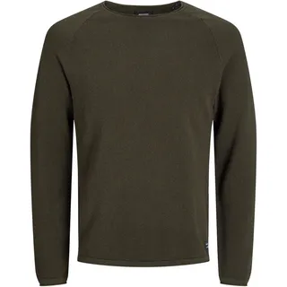 JACK & JONES Pullover Hill Knit Crew Neck Noos Grün