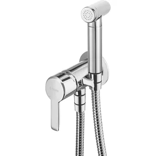 Bidetarmatur, Unterputzmontage, mit Bidet-Handbrause