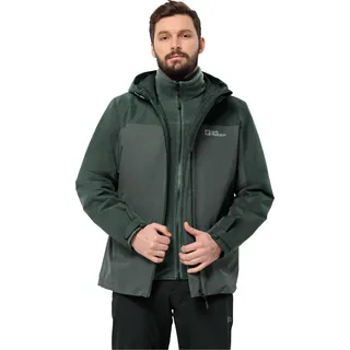 Jack Wolfskin Taubenberg 3in1 Jacket Herren slate green XL