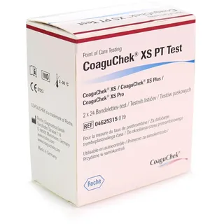 COAGUCHEK XS PT Teststreifen 24 St.