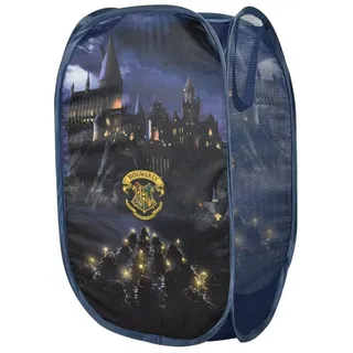 UNITED LABELS Harry Potter Hogwarts - Faltbarer Kinder POP-UP Aufbewahrungskorb Kinderzimmer Wäschekorb Blau 36 x 36 x 58 cm