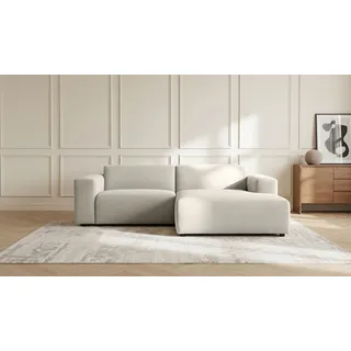 OTTO home Eckcouch Cord 2-Sitzer Weiß