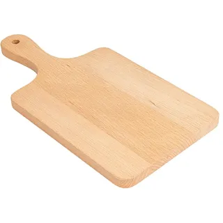 Rechteckige Schaufel, 35 x 18 x 1,5 cm, natürliches Holz