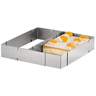 Backrahmen Edelstahl - Silber