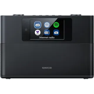 Kenwood CR-ST200S-B Smart-Radio mit Internetradio, Bluetooth® DAB+ und IPS-Farbdisplay, schwarz - Schwarz