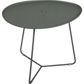 Fermob COCOTTE niedriger Tisch mit abnehmbarer Platte aus Aluminium 55x44,5 cm