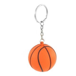 MSI ESmoda R Orange Noir Basketball Sport Stress Chaine Rotule Porte-Cles