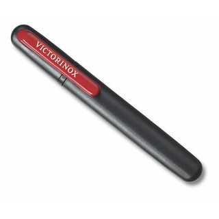 Victorinox Dual-Messerschärfer Outdoor, für Schweizer Taschenmesser, Schleifstein klein, schwarz