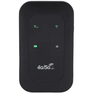 Annadue 4G LTE, Tragbarer WLAN -Hotspot -Geräts -Reiserouter mit Bis zu 10 Geräten, 2100 MAh Batterie, für Auto -Büro -Reisebürme
